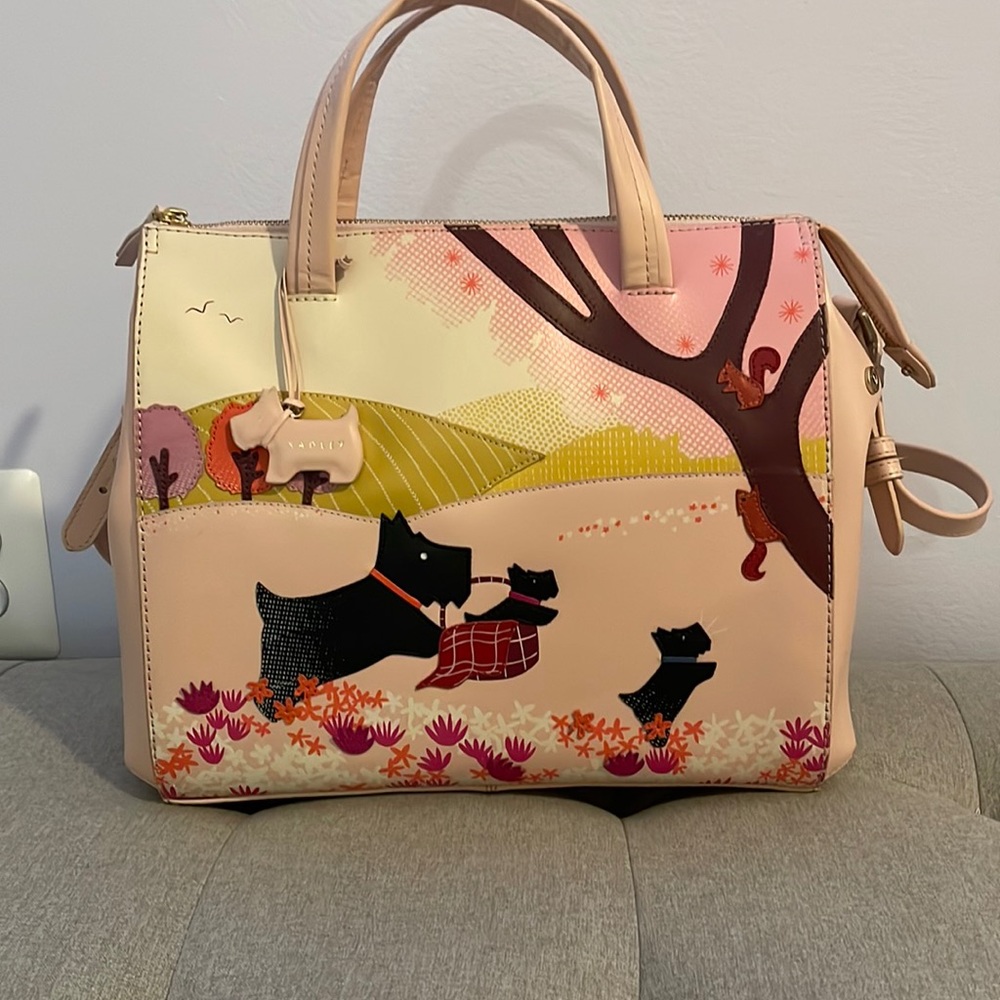 Radley London zip top grab bag.
